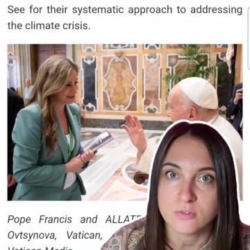 Allatra honored with historic recognition an Apostolic Blessing from His Holiness Pope Francis.