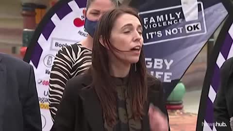 Jacinda Ardern Conference Shutdown