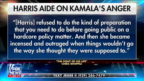 🚨Former Kamala Harris staffer whistleblows on the tyrant-esque atmosphere her team had to endure