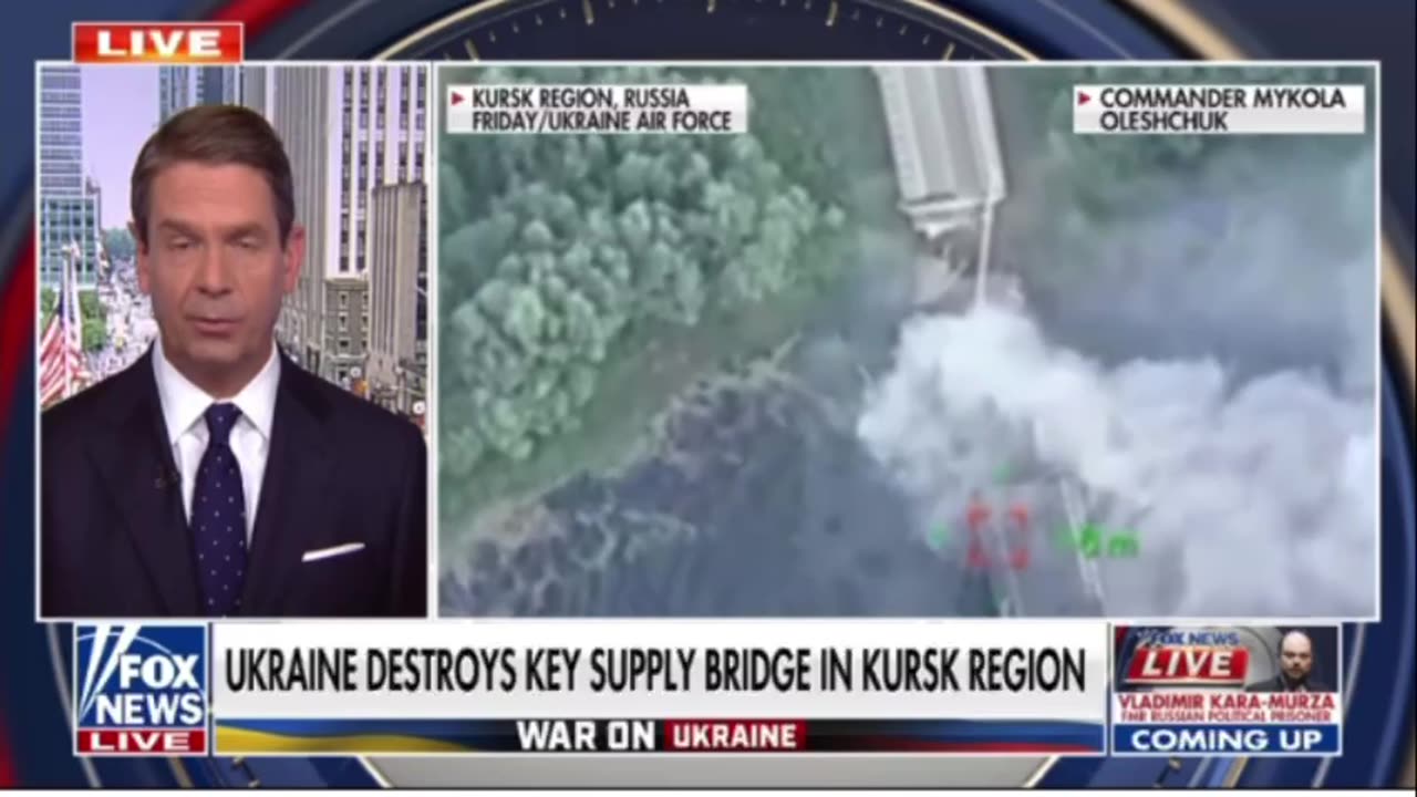 Ukraine destroys key supply bridge in Kursk region