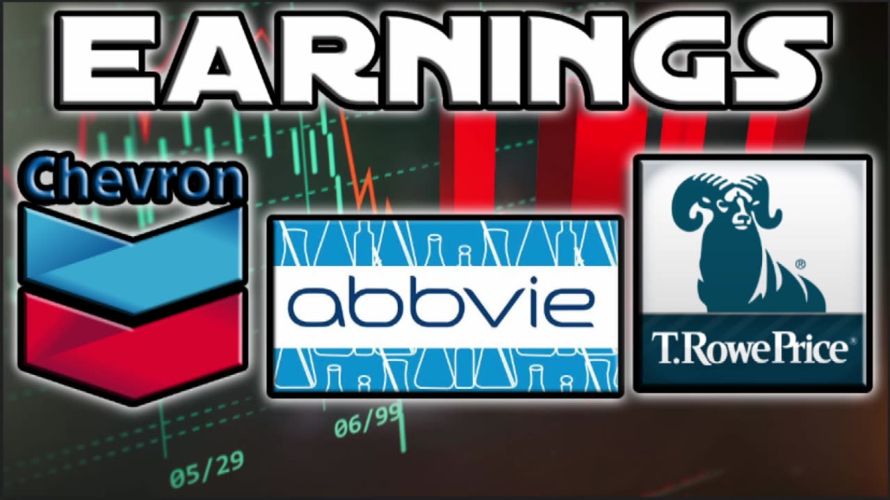 Massive Drop After Chevron, Abbvie & T Rowe Price Earnings