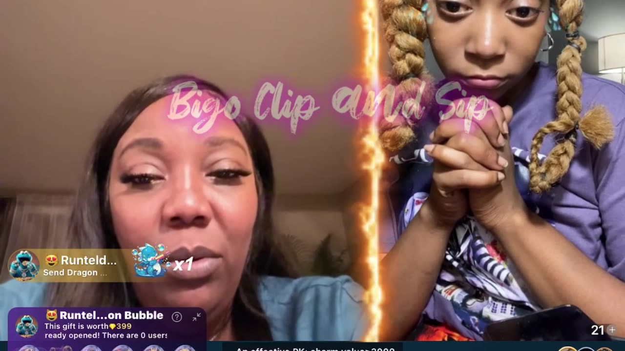 TomiKay talks about EbbiMay-shows kids-plays dog recordings-lines 21 n PK 8/13/24 #bigoclipandsip