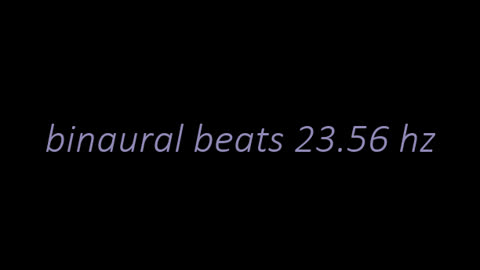 binaural beats 23.56 hz