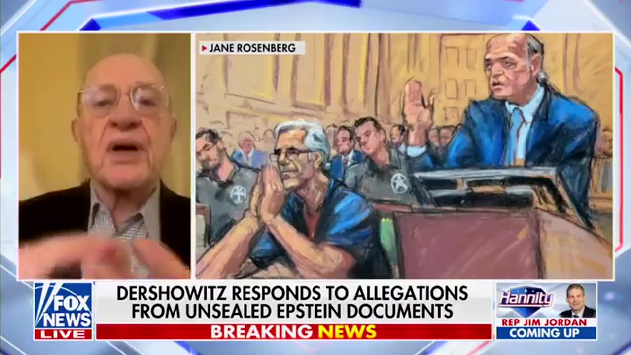 Alan Dershowitz: "I was Epstein's lawyer, of course I flew on his plane"