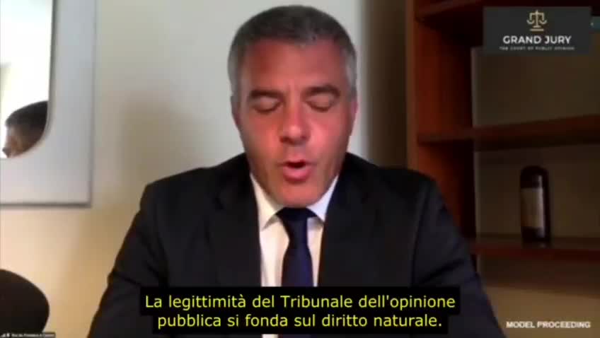 Il giudice portoghese Rui da Fonseca e Castro presiede il Grand Jury.