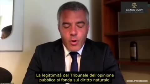 Il giudice portoghese Rui da Fonseca e Castro presiede il Grand Jury.