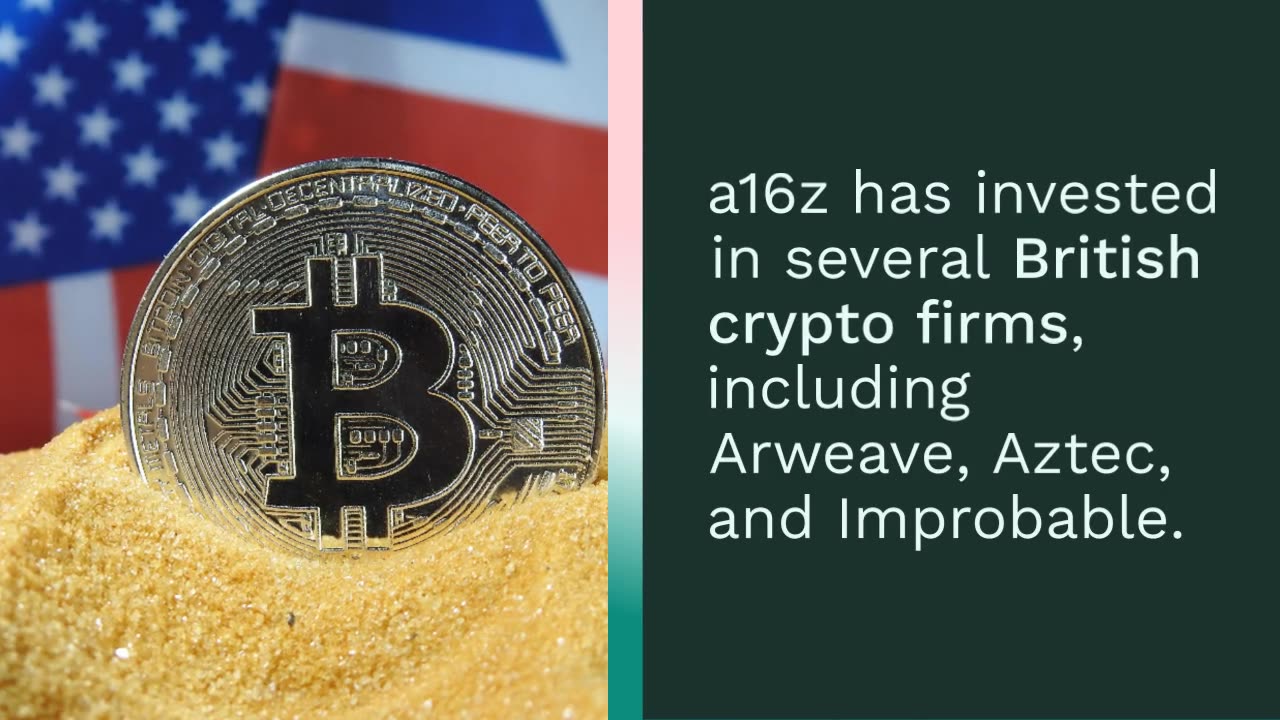 Crypto VC Giant a16z Expands Into UK Amid US War on Crypto