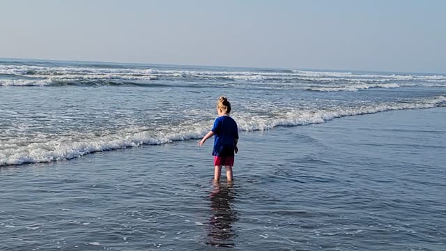 Maura at the beach