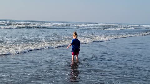 Maura at the beach