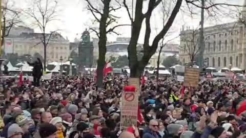 Vienna Austria Rallies Against Jab Mandates