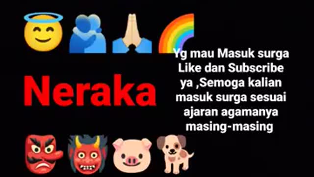 yg mau masuk Surga Like dan Subscribe ya , sesuai dengan Ajaran agama kalian mas