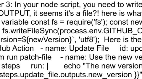 GithubAction Split String Variable Value or How to use NodeJS Output