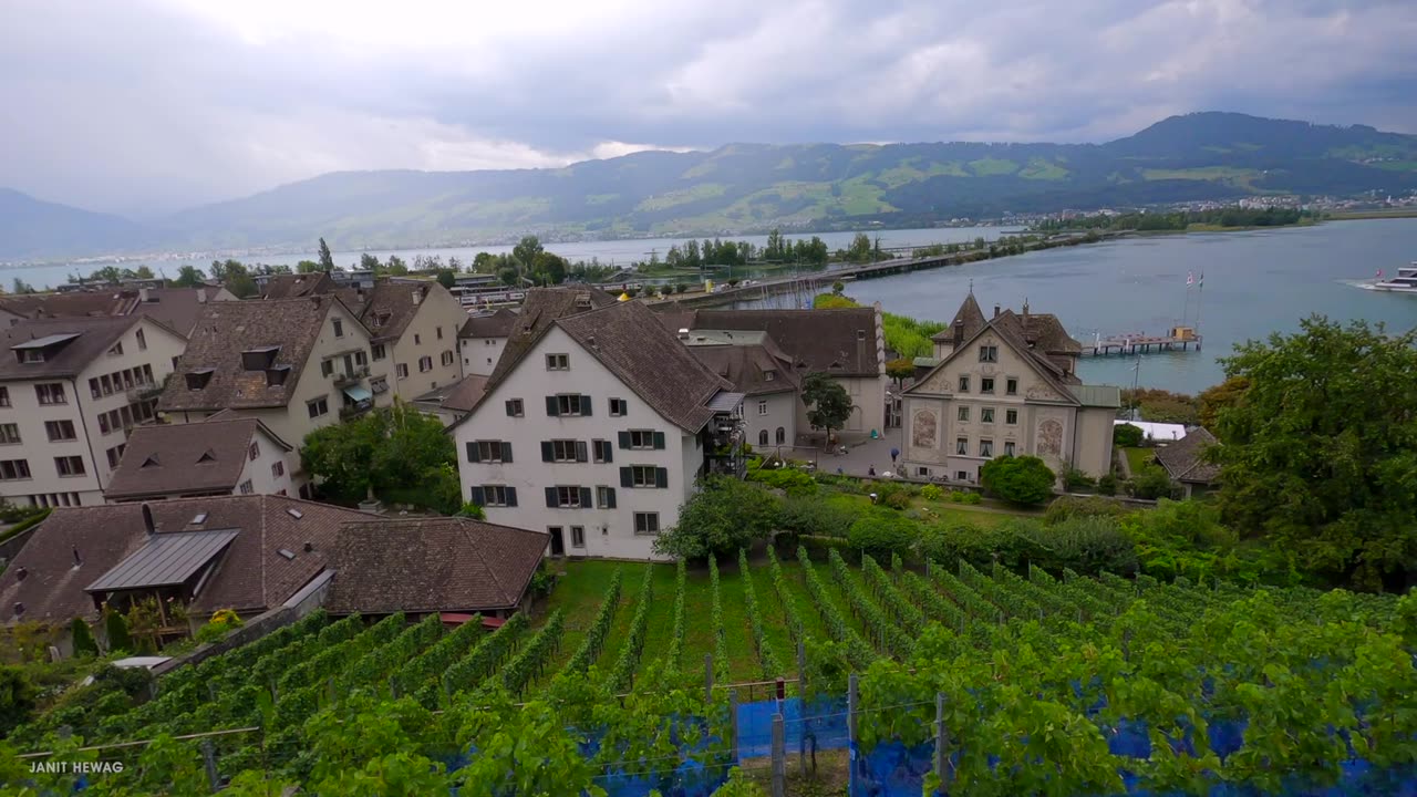 Rapperswil-Jona Switzerland 🇨🇭 the city of roses on the upper part of Lake Zurich