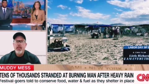 Thousands of people are stranded at Burning Man after heavy rains