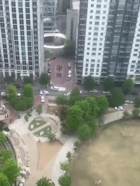 In popular Romare Bearden Park in uptown Charlotte on a Sunday afternoon, two persons were shot