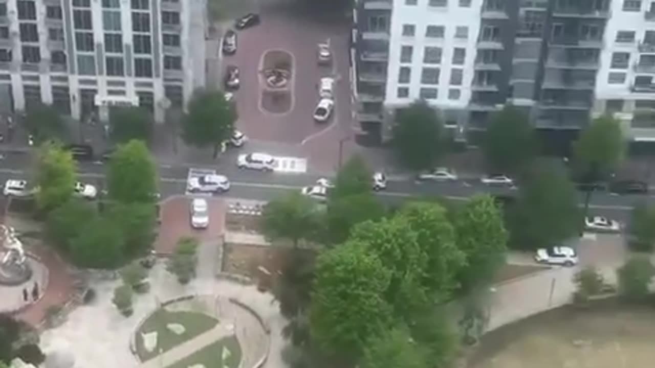 In popular Romare Bearden Park in uptown Charlotte on a Sunday afternoon, two persons were shot