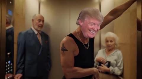 Donald Trump - Dancing Con't Stop Laughing Watch viral video