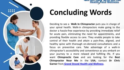 Important Reasons To Opt For A Walk-In Chiropractor?