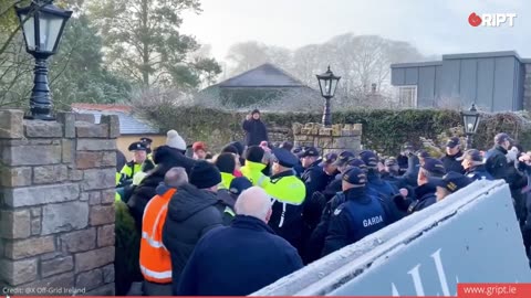 Roscrea-peaceful protesters bullied by State thugs-Gript 18-01-24
