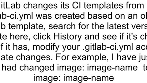 GitLab CI Pipeline Pipeline cannot be run
