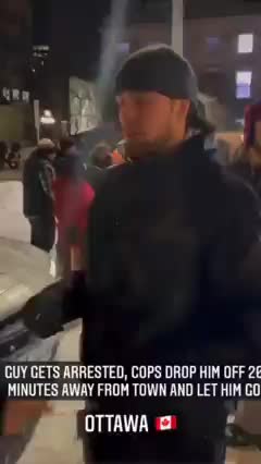 Cops dropped him off