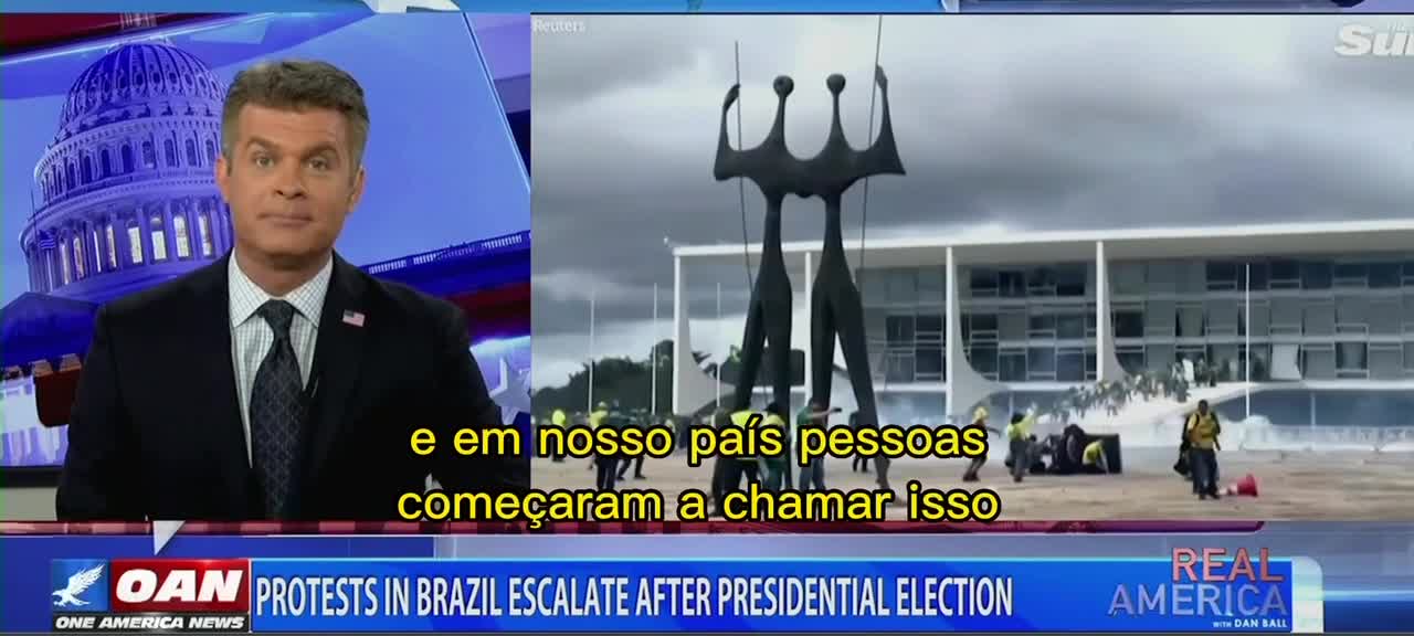 Elections 2022 Brazil - OAN (One America News) Real America by Dan Ball - PT-BR (2022,1,14)