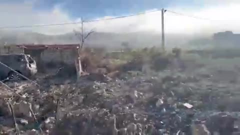 BREAKING-AFTERMATH OF ISRAELI BOMBING ON SOUTH LEBANON