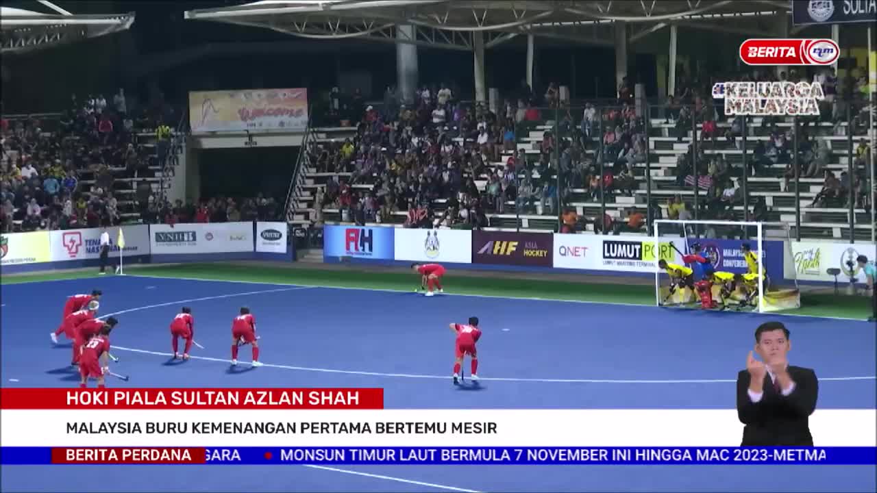 5 NOV 2022 B.PERDANA - HOKI PIALA SULTAN AZLAN SHAH: MALAYSIA BURU KEMENANGAN PERTAMA BERTEMU MESIR