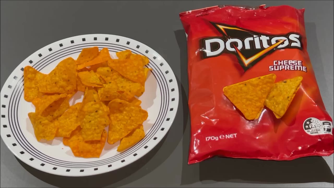 Doritos Cheese Supreme Packshot vs Product