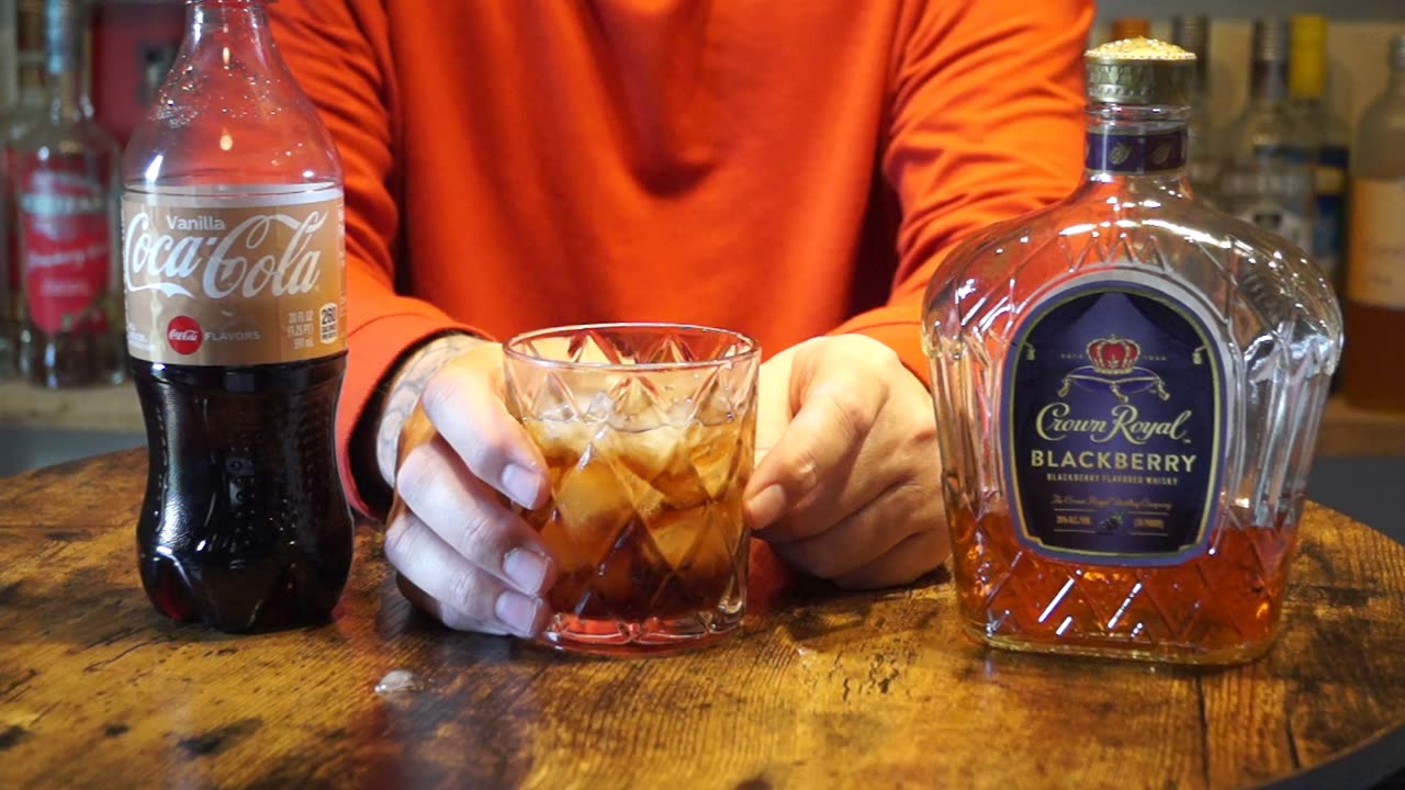 Blackberry Crown Royal & Coke Vanilla