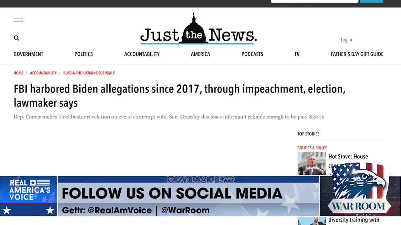 Steve Bannon & John Solomon: Bombshell Evidence Reveals The Biden Family Was In An FBI Protection Racket - 6/7/23