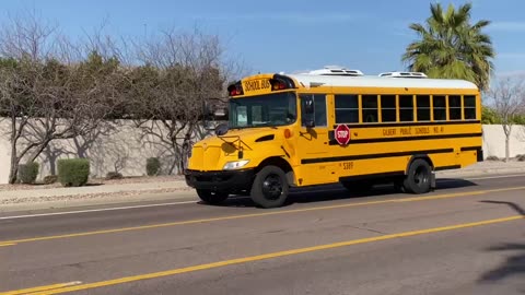(293) 2016/17 International IC CE #S389 WCL Cummins ISB Diesel passing by my neighborhood