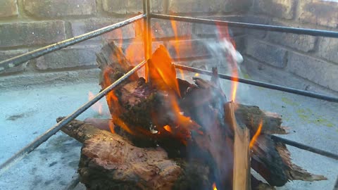 MY BRAAI FIRE. Hungry?