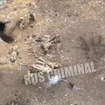 Russian soldiers take prisoner a group of Ukrainian soldiers