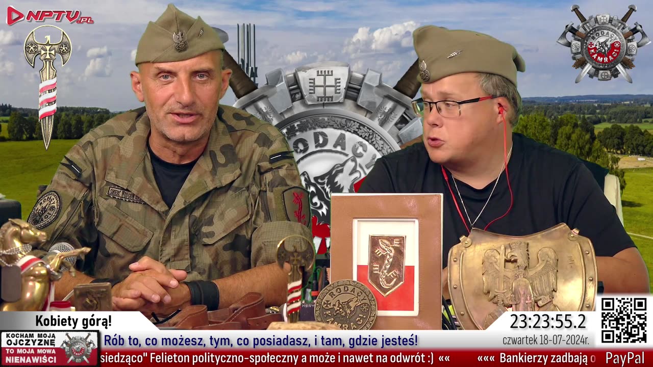 Baby górą. Czw. 18.07.2024r. W. Olszański, M. Osadowski NPTV.pl Rodacy Kamraci