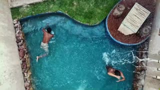 100 Days Building A Modern Underground Hut With A Grass Roof And A Swimming Pool