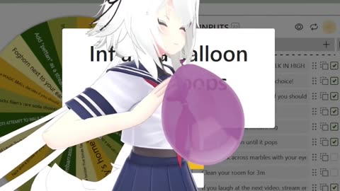 Filian inflated a balloon until it exploded #vtuber