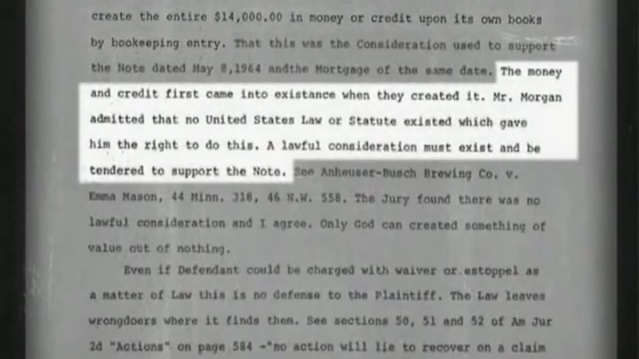 Banks don’t own shit. Debt to a bank on a loan or credit card is 100% fuckery.