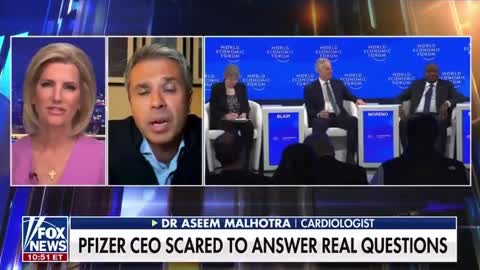 Pfizer CEO scared to answer real questions