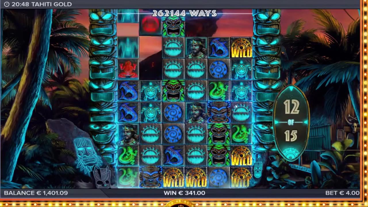 Tahiti Gold Slot Epic Win