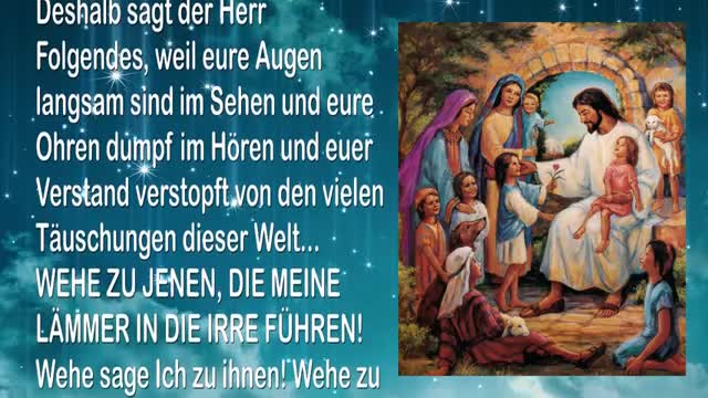 Die Unschuldigen gehören Mir... Wehe Allen, die Meine Lämmer in die Irre führen 🎺 Trompete Gottes