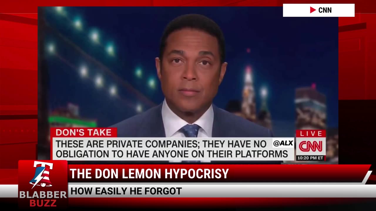 The Don Lemon Hypocrisy