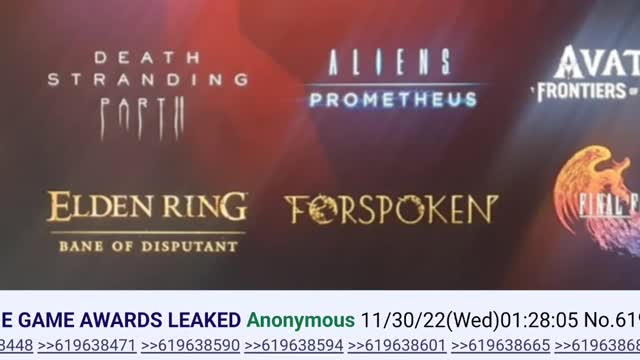 Game awards leaks