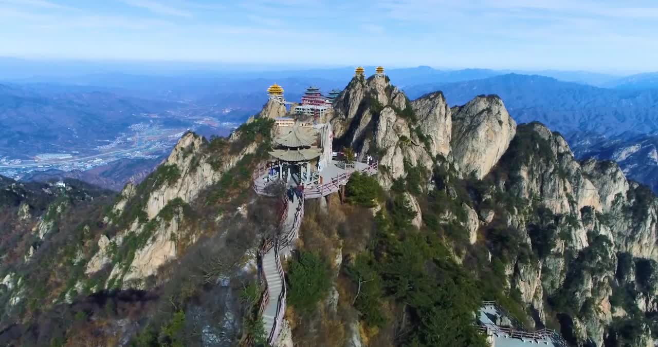 Laojun Mountain, Luanchuan, Luoyang, China，Natural scenery，landscape，Scenic spot- Travel Video