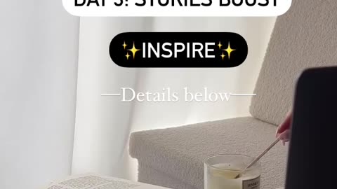 Day 3 of stories boost