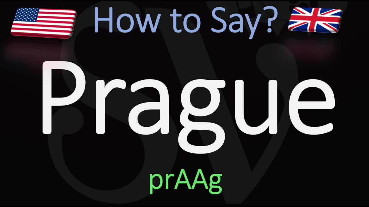 How to Pronounce Prague (CORRECTLY) Czech Capital City Pronunciation