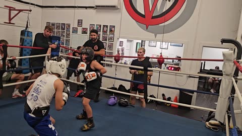 Joey sparring Dominick 3. 8/24/23