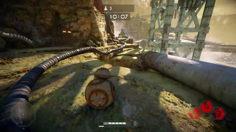 Star Wars Battlefront II 2017: Arcade Onslaught BB-8 Kessel Gameplay