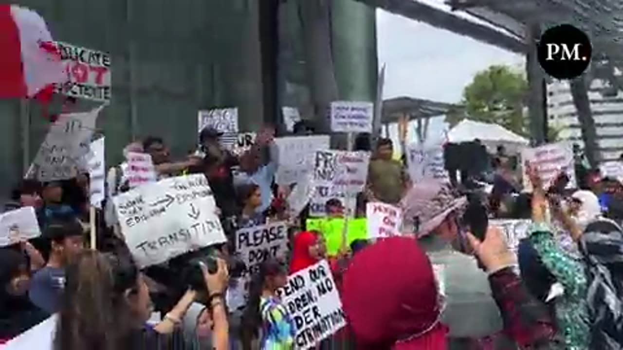 Rally in Mississauga by the Muslim community against gender ideology being pushed on children. Speaker says “We need the Christian community, the Muslim community, and the Jewish community. All communities have to stand together on this!”