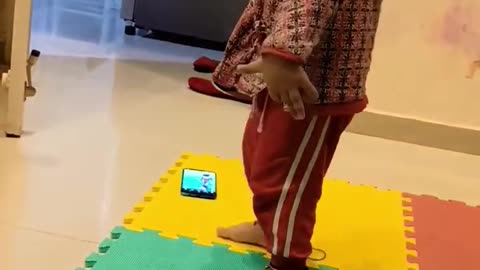 Cute baby funny Dance